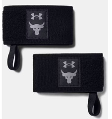 Under armour Project Rock Wrist Wraps Adult One Size Fits Most Black 1356684 001
