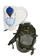 Outdoor Products Hydration Pack Backpack Hiking Nature Green