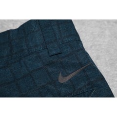 Nike Golf Shorts Mens 32 Teal Green Plaid Dri-FIT Tour Performance Athletic