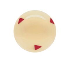 Champion 2-1/4″ Billiard Arcos Training Pool Cue Ball with Red Triangles