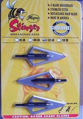Magnus Stinger broadheads screw in 125 gr or 150 gr (2 blades)