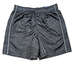 DSG Youth Black Woven Checkered Soccer Shorts NWT Sizes M-XL