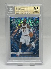 2017-18 Panini Spectra Neon Blue Prizm /99 BGS 9.5 LeBron James 🤯 Rare