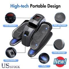 Portable Under-Desk Elliptical Machine,15-Speed level+3-Mode Elliptical Exercise
