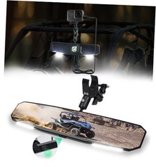 17″ UTV Rear View Mirror with Interior 17 Inch w/ back light &Camera Mount