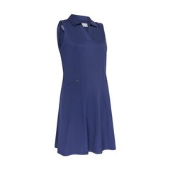 New Callaway Golf Ladies Sleeveless Flounce Dress With Mesh Peacoat Xl/Sp