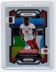 2026 Panini Prizm Monopoly FIFA World Cup #78 Alphonso Davies Silver Prizms