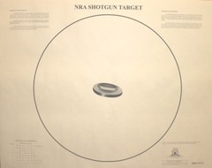 NRA ST-2 Shotgun Patterning Target 35″ x 45″ w/30″ circle, Folded, FREE SHIPPING