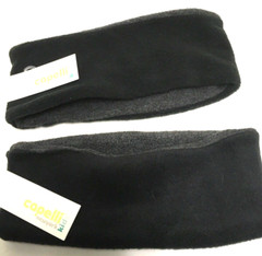 LOT OF 2 CAPELLI NY Unisex Adult O/S Fleece Lined Headband Ear Warmer NWT