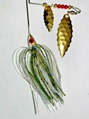 Brand New Custom Double Serrated Willow Blade Spinner Bait