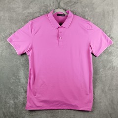 G Fore Mens Pink Golf All Day Polo Shirt Size XL Short Sleeve Collar Stretch