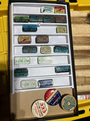 Vintage Split Shot display and other (28079)