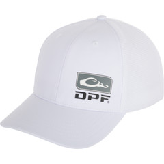 Drake DPF Fishing Performance Cap- Bright White