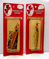 TWO NEW OLD STOCK SMITHWICK DEVILS HORSE LURES-IN PACKAGES