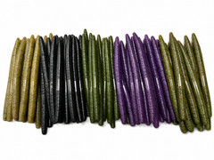 60 Ct – 5″ Salted Senko Style Worms Variety Pack Bass Fishing Baits