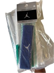 Jumpman Headband Blue Unisex Running Cotton Machine Washable