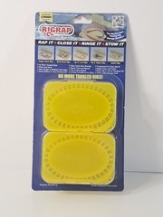 RIGRAP Yellow 8512 4-Pack Fishing Rig Storage Cases Rap Close Rinse Store