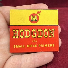 Hodgdon Vintage Small Rifle Primers 100 Count Box RIKKIHAPPO OY Finland