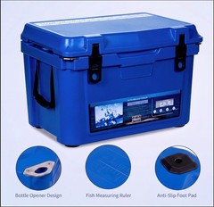 45/70/75/110qt Rotomolded Cooler, Extra Thick Insulation Keeps Ice Up to 7 Days