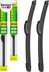 QUALITY 28In + 17In Premium All-Season Windshield Wiper Blades for Original Equi