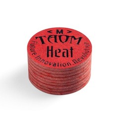 TAOM HEAT POOL CUE TIP 14 MM TIP HARDNESS IS MEDIUM TIP IS BRAND NEW SHIPS FREE