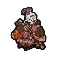 Night Vision Star Stormtrooper Wars PVC Hook and Loop Tactical Morale Patch Ship