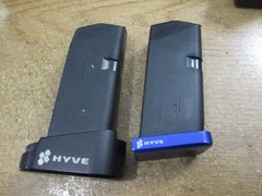 Two Glock 26 9MM 10 Round Magazine’s OEM HYVE Bases