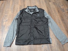 Top Golf Black/Gray Full Zip Jacket Mens M Official Authentic