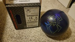Hammer Black Widow Tour V1 Bowling Ball 1st Quality | 15 Pounds | 3-4″ Pin