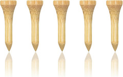 Wooden Golf Tees 1-1/2 inch 100 Count, 1.5″ Short Golf Wood Bamboo Tee…