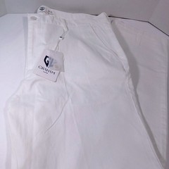 Graham Luxe Richmond Pant Mens 38×30 Bright White Golf Trousers GL5013M NEW