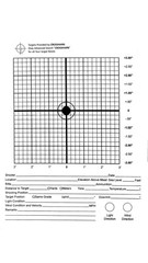 LOT of 20 Aiming and Tracking Target Cards