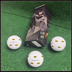 DC x Maxfli BATMAN Revolution Golf Balls – NEW Sleeve – 3 LIMITED EDITION BALLS