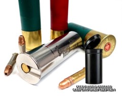 12GA to 22LR/22short SMOOTH BORE Shotgun Adapter – Stainless – Free Ship & Case!