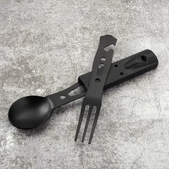 7 in 1 Multi Tool Fork Knife Spoon Camping Survival Tool Kit