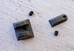 Beretta® 20X Standard Height Steel Sight Set Factory Black Serrated Rear EU00142