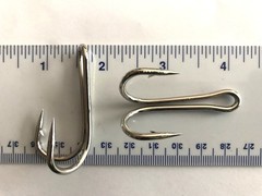 10 GT 3X Double Tuna 7982 Fish Fishing Hooks size 5/0 (#25)