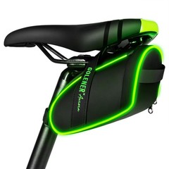 Bicycle Saddle Bag with Luminous Strips – Under Seat Storage Pouch for Cycling