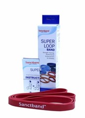 MADE IN MALAYSIA HEAVY/Cherry SUPER LOOP Resistance Band Exercise Cross-fit 41″