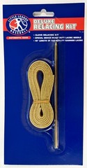 DELUXE RELACING KIT 48″ LACE WITH HEAVY DUTY LACING NEEDLE NEW IN PACKAGE
