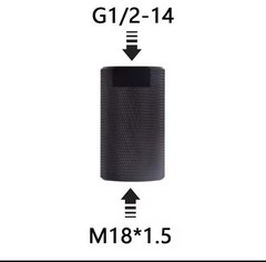 HPA M18*1.5 To G1/2-14 Regulator Adaptor – PCP Tank Adapter – Paintball – Airgun