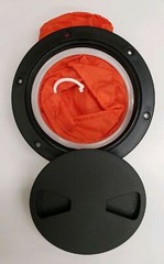 Kayak 4″ Screw in Hatch with Catbag, Deckplate, Hardware included