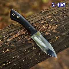 Handmade 1095 Carbon Steel Fixed Blade Hunting Knife Outdoor Skinner