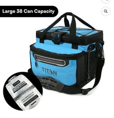Titan by Arctic Zone 38 Can 25 Quart Cooler With Ice Blanket NEW