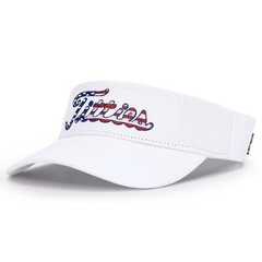 CURVES & CLUBS Titties 4th of July Golf Visor Hat – Patriotic American Flag