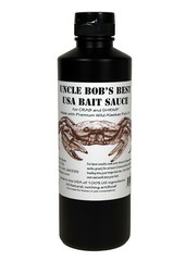 Uncle Bob’s USA Bait Sauce, Crab, Shrimp, 100% Natural, Attractant Bait Oil 16oz
