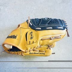 Franklin Fieldmaster 14″ Baseball Softball Glove 22600 Tan/Black Right Hand