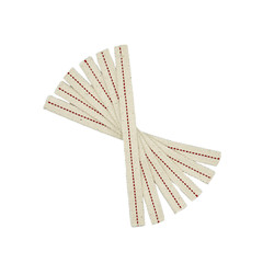 Light of Mine – 5/8″ Inch – 8″ Long Wick Strips, 100% Cotton Flat Wick – 6 Pack