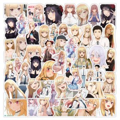 Mix 10/50 PCs My Dress-Up Darling Marin Anime Luggage Sticker – No Duplicate