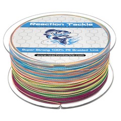 Reaction Tackle High Performance Braided Fishing Line / Braid – Multi-Color